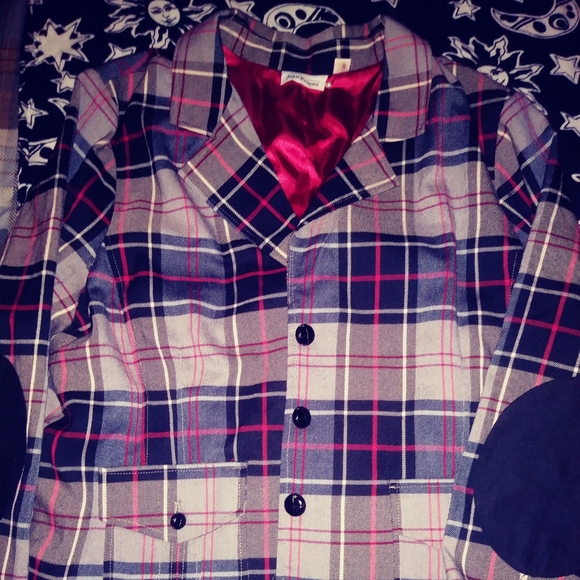 Joan Rivers Tartan Blazer